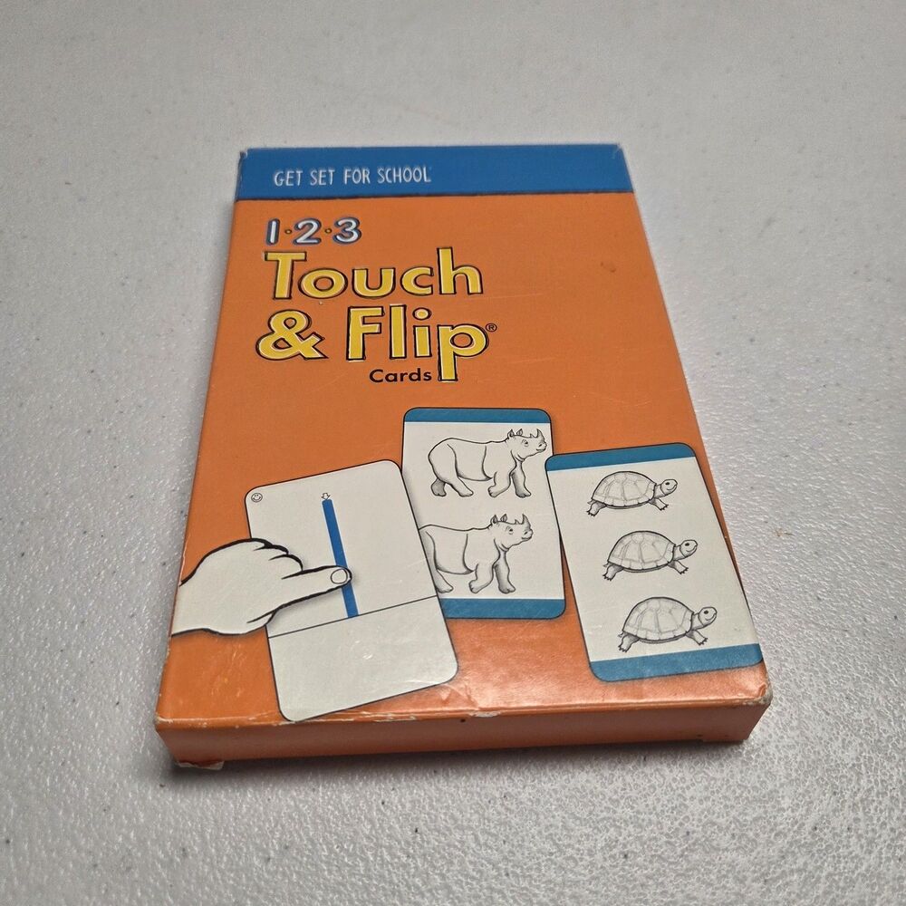 Learning Without Tears Get Set for School 1-2-3 Touch & Flip Cards 1 - 10